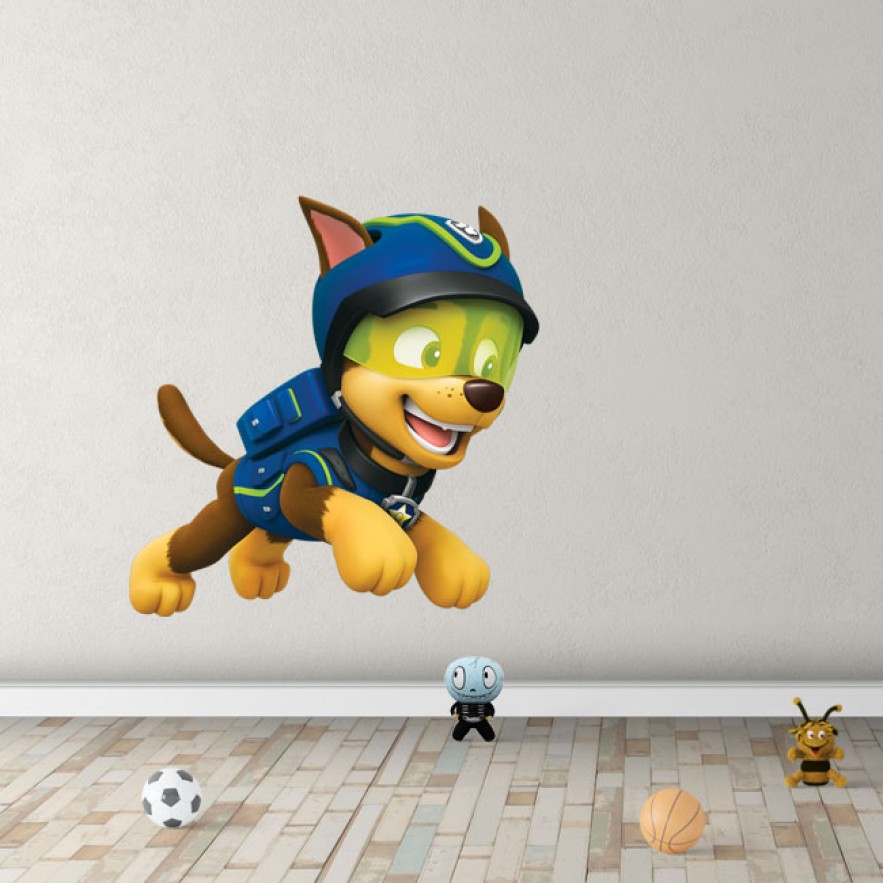 Vinilos y pegatinas infantiles chase la patrulla canina
